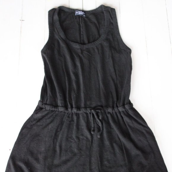 GAP Black Linen Blend Summer Dress - Picture 1 of 6